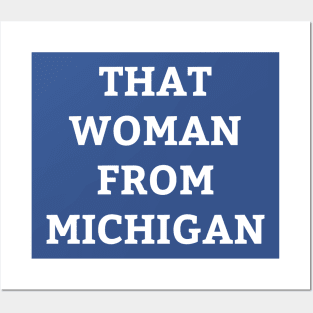 That Woman from Michigan Shirt | Governor Whitmer Daily Show t-shirt Posters and Art